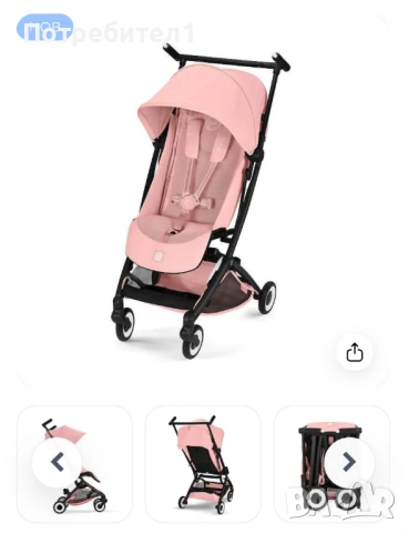 Детска количка Cybex Gold Лятна количка Libelle BLK Candy Pink 2026, снимка 2 - Детски колички - 54454527
