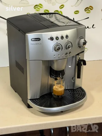 Кафемашина кафе автомат delonghi magnifica с гаранция, снимка 3 - Кафемашини - 55470649