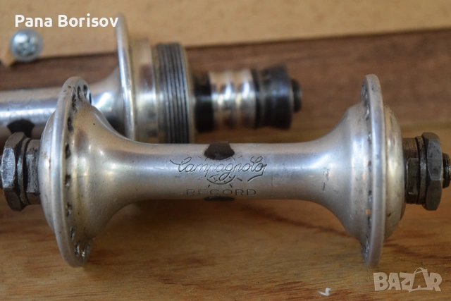 Ретро Шосейни Комплект Главини Campagnolo Record 36 дупки, снимка 2 - Части за велосипеди - 55247123