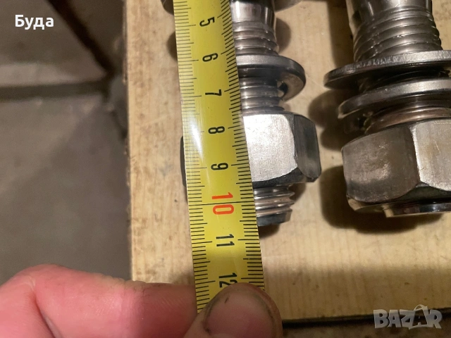 Неръждаеми болтове,шайби и гайки , снимка 8 - Резервни части за машини - 54032294