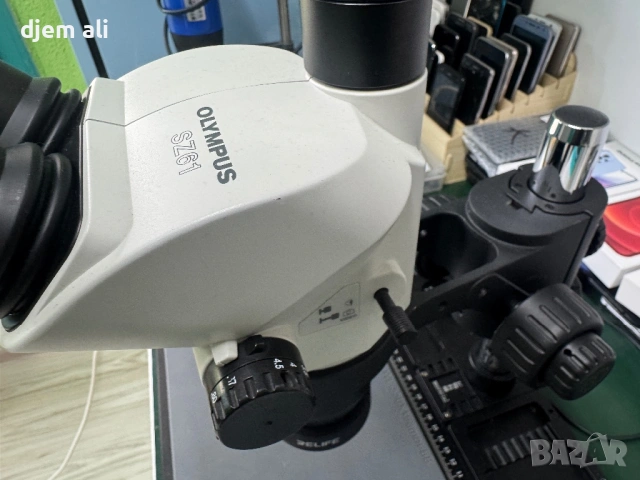 Olympus SZ61TR. Микроскоп възможност с различни конфигурасии