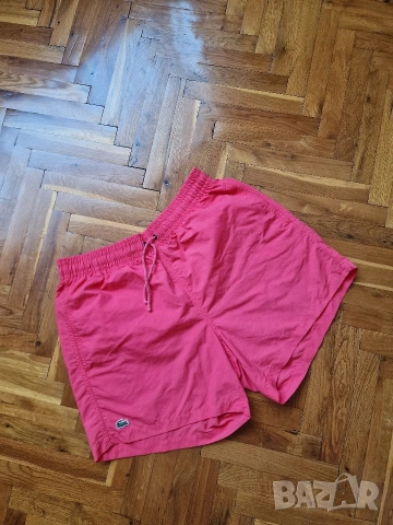 Страхотни мъжки шорти бански LACOSTE размер 4 / L , снимка 2 - Бански - 55274527