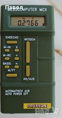 Ултразвуков далекомер (ролетка) Proxxon Messcomputer MCX (нов), снимка 4 - Измервателни инструменти - 54340728