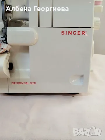 Оверлог SINGER  -105 W, снимка 7 - Шевни машини - 55611091
