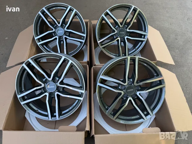 4 бр. чисто нови алуминиеви джанти Alutec 19 цола 5x112, централен отвор 66.5, ET20, 8J