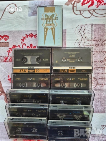 Касети MAXELL XL-2,ТDK SAX- 90.МADONA При покупка на всички БОНУС  TDK SA - 60.