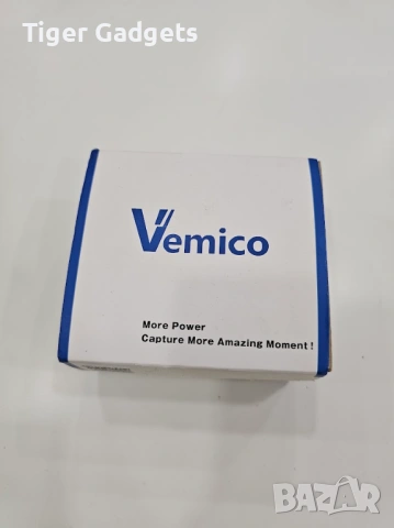 Vemico комплект 3 батерии 1500mAh + 3-канално зарядно за GoPro Hero 7 6 5 Hero 2018 USB-C съвместими, снимка 5 - Чанти, стативи, аксесоари - 54144099