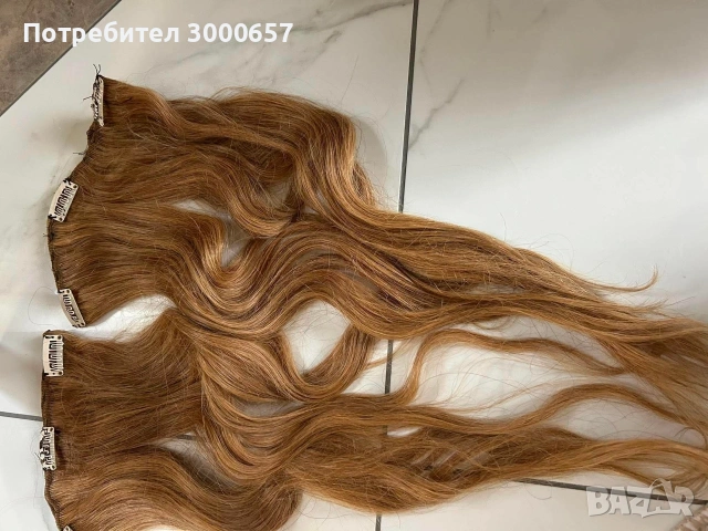 100% естествена коса! , снимка 3 - Аксесоари за коса - 52089733