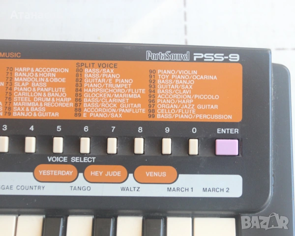 Синтезатор Yamaha PSS-9, снимка 9 - Синтезатори - 54600160