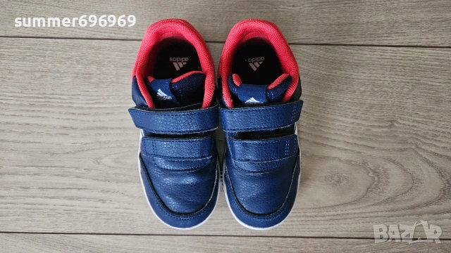 Детски маратонки adidas сини като нови, снимка 5 - Детски маратонки - 54049914