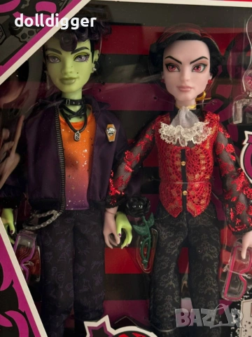 Monster High Kieran Valentine and Spelldon Cauldronello 2 Pack Doll Mattel, снимка 6 - Кукли - 54854520