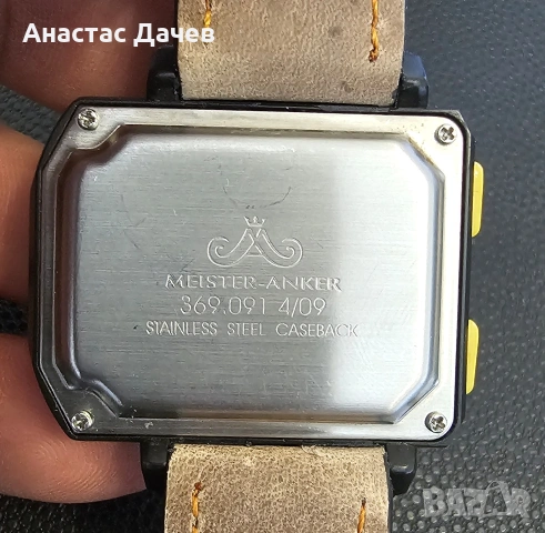 Винтидж часовник MEISTER ANKER - WORLD TIME -THERMO SENSOR, снимка 3 - Мъжки - 54321082