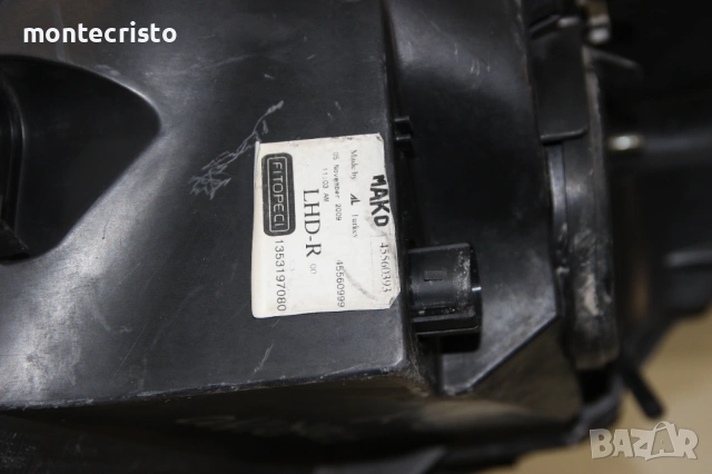 Десен фар Fiat Fiorino (2007-2017г.) 1353197080 / Fiat Qubo (2007-2017г.), снимка 6 - Части - 54761018