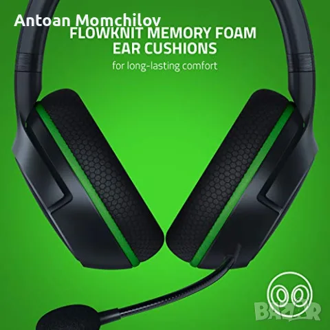 Безжични геймърски слушалки Razer Kaira Xbox Wireless 50 мм, снимка 3 - Слушалки за компютър - 55347806