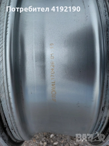 Здравейте! предлагам лети джанти Ronal 17", снимка 6 - Гуми и джанти - 54778617