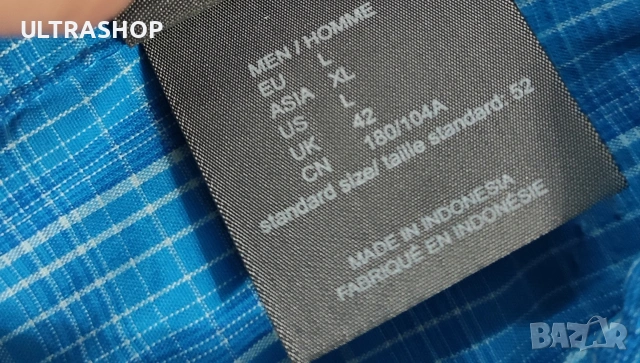 Jack Wolfskin L size UV shield мъжка лятна риза, снимка 5 - Ризи - 54508579