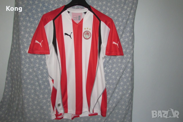 винтидж фланелка Olympiakos RIVALDO футболна тениска Олимпиакос Olympiacos Puma Атлетико Мадрид 