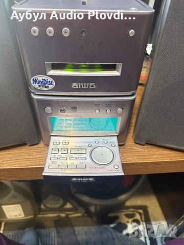 AİWA HR-MD90EZ MD-CD TUNER STREO Mini System , снимка 7 - Аудиосистеми - 54106762
