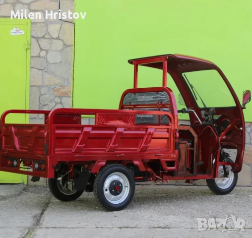 ЕЛЕКТРИЧЕСКА СЕЛСКОСТОПАНСКА ТРИКОЛКА С ПОКРИВ 2000W, снимка 4 - Мотоциклети и мототехника - 55694104