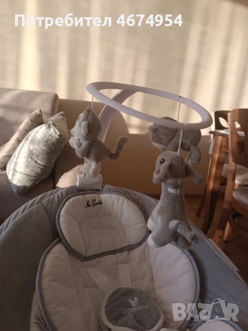 Електрическа люлка Cangaroo La Scala – чисто нова, снимка 6 - Детски шезлонги - 54138254