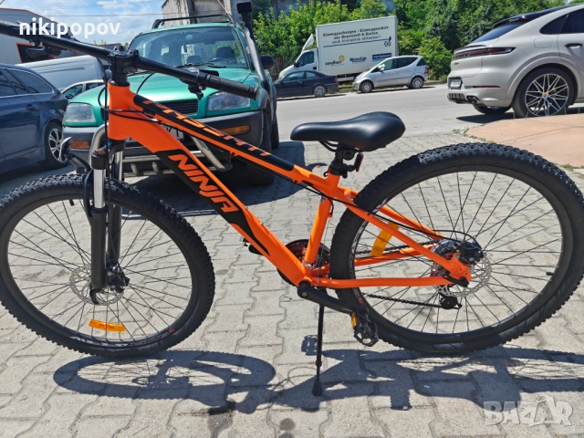 BG Алуминиев велосипед 27.5" NINJA оранж, снимка 4 - Велосипеди - 54864561