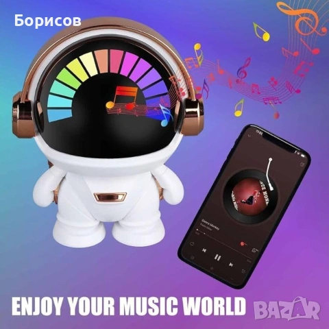 Bluetooth колонка във формата на астронавт- Space Robot Sound