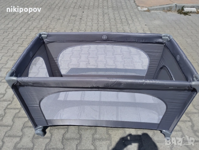 MONI Сгъваема детска кошара UNO сив, снимка 8 - Други - 54646029
