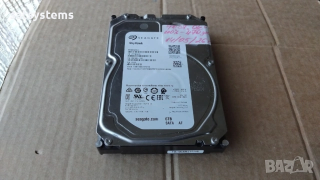 Хард диск Seagate SkyHawk Surveillance ST6000VX001 6TB SATA 6.0Gb/s