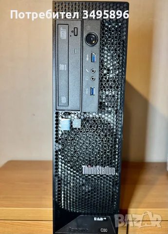 Lenovo Workstation C30 - 12 Ядра / 32GB RAM / SSD+HDD - Идеален за VM, Работа и Игри!, снимка 2 - Работни компютри - 55683191