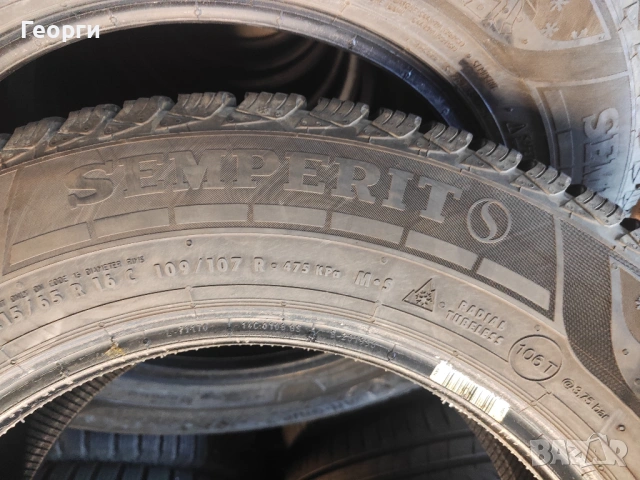2бр.зимни гуми 215/65/16C Semperit, снимка 5 - Гуми и джанти - 54717016