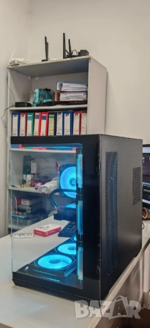 Добър Геймърски Компютър Intel I5 14400/32Gb/1TB SSD/RX 6700XT/WiFi&BT/Гаранция, снимка 4 - Геймърски - 54775714