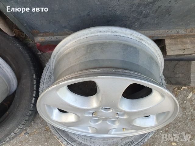 Джанти Субару 5x100x6J15ет55, снимка 8 - Гуми и джанти - 55127273