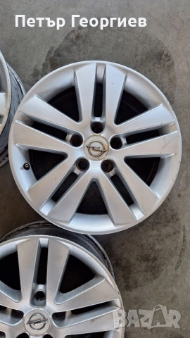 ОРИГИНАЛНИ АЛУМИНИЕВИ ДЖАНТИ ЗА ОПЕЛ -5х110х65-16 цола, снимка 2 - Гуми и джанти - 53980525