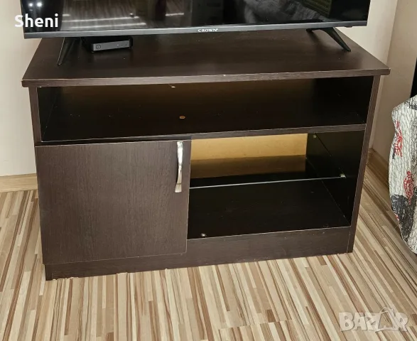 Практичен шкаф за телевизор (Венге),90х60х40 см , снимка 2 - Шкафове - 55435904