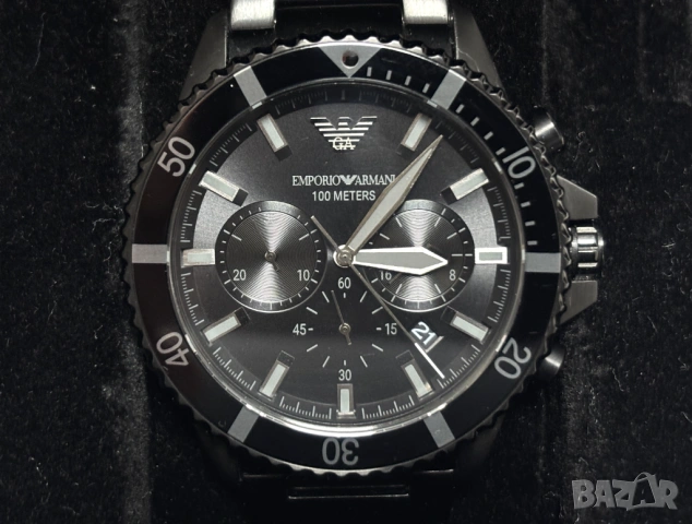 НОВ! Мъжки часовник Emporio Armani AR11363 Diver Chronograph, снимка 3 - Мъжки - 54631646