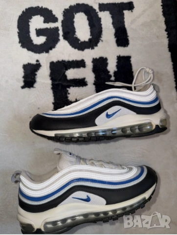 Nike Air Max 97 White Black Royal Blue номер 40 оригинални маратонки 