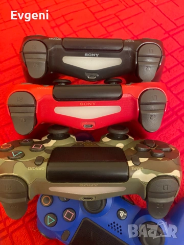Оригинални джойстици за Playstation 4 Dualshock 4 V2 Рециклиран PS4 Гаранция червен,син,камуфлаж,бял, снимка 12 - Игри за PlayStation - 54614019
