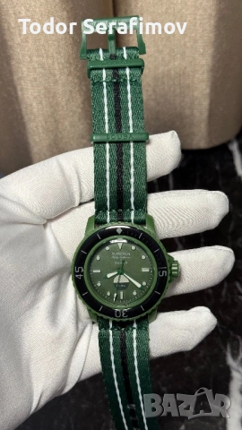Blancpain X Swatch BIOCERAMIC SCUBA FIFTY FATHOMS COLLECTION Часовник, снимка 2 - Мъжки - 54720836