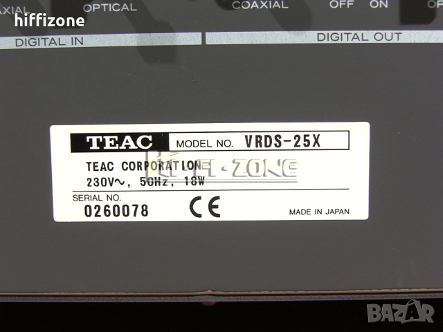 CD плеър  Teac vrds-25x , снимка 9 - Ресийвъри, усилватели, смесителни пултове - 54165399