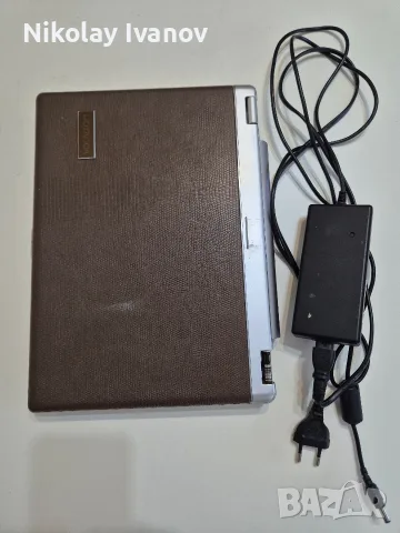 ASUS W6F – оригинална кафява кожена версия – ретро колекционерски лаптоп, снимка 3 - Лаптопи за дома - 55581997