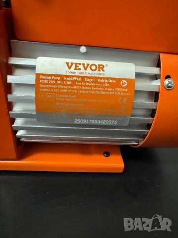 Vevor Вакуумна помпа ZKBLJDJ14HP3PN8VEV2, снимка 8 - Други инструменти - 54929346