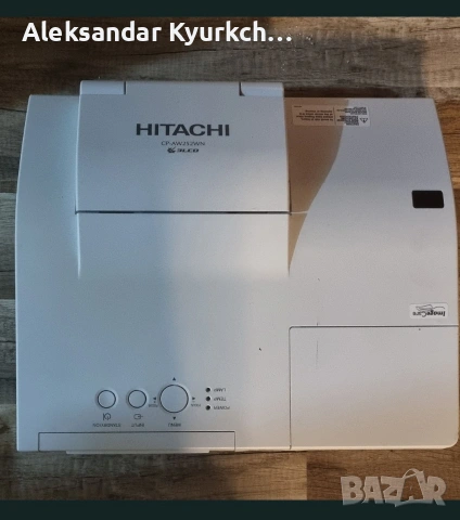 ултракъсофокусен 3LCD проектор Hitachi CP-AW252WN, снимка 11 - Плейъри, домашно кино, прожектори - 54072328