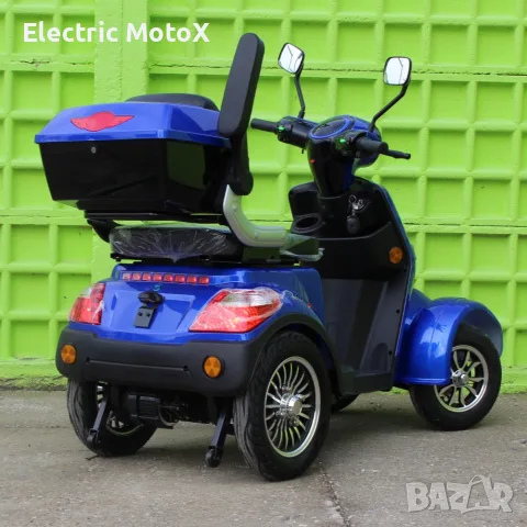 Електрическа четириколка с покрив  FM4 BLUE, 1500W, 60V, 20Ah, снимка 5 - Мотоциклети и мототехника - 55371577