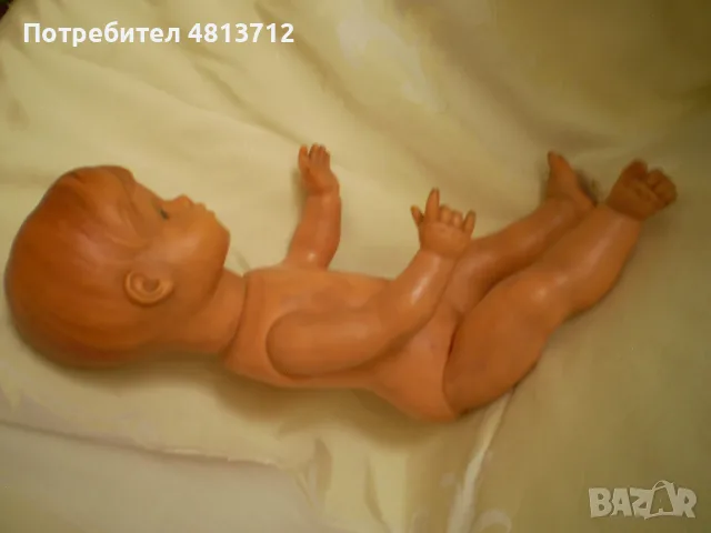 Винтидж гумена кукла от ГДР е с размери приблизително 35 см  се отличава с релефна коса., снимка 5 - Колекции - 55435493