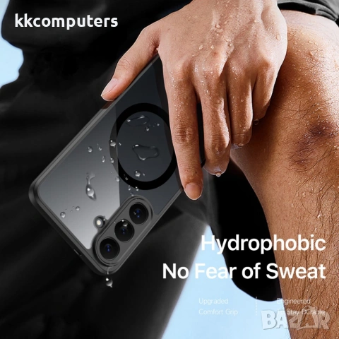 DUX DUCIS Samsung Galaxy S26 FE Калъф - Магнитен, PC+TPU, Прозрачен гръб, Черна рамка, снимка 6 - Резервни части за телефони - 55036673