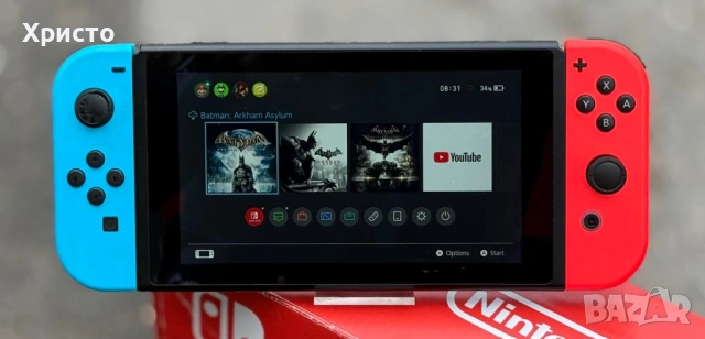Конзола NINTENDO Switch + игри , снимка 3 - Nintendo конзоли - 54004684