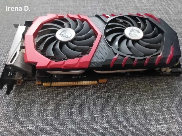 Видеокарта MSI GeForce GTX 1070 Ti GAMING 8G – Чудесно състояние, работи перфектно!