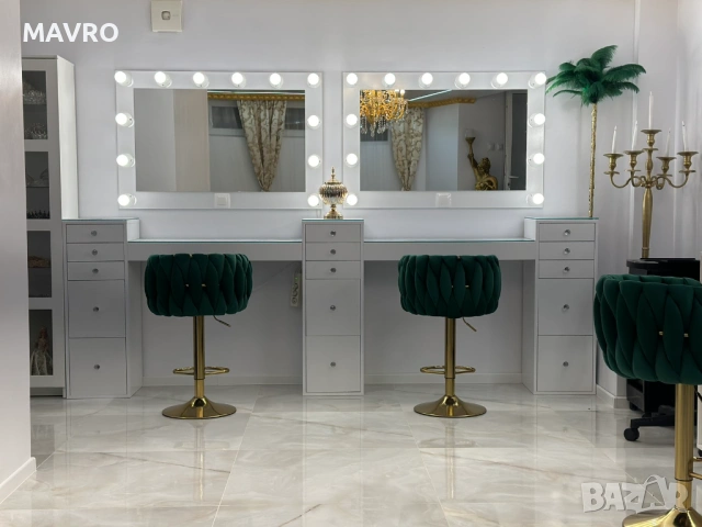 Огледала с LED Подсветка | Холивуд Огледала | Тоалетки | Mavro  Описание:, снимка 15 - Огледала - 54441835