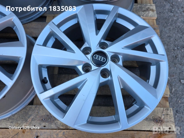 Лети джанти 17ки 5х112 Audi, снимка 6 - Гуми и джанти - 54128643
