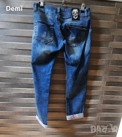 Дамски дънки Philipp Plein, снимка 3 - Дънки - 54881456